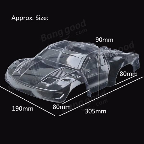Кузов Шорт-Корс Remo Hobby (D2601) Clear Short Coursec Body Shell