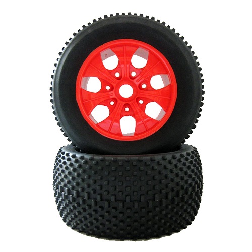 Колеса внедорожные HSP (#T810011-15) Wheel Assembly 140mm 1/8