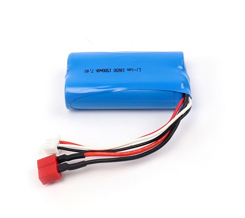 Аккумулятор Li-Ion HUAYPG (#7.4V18650/3000T+XH)  7.4V 3000mah 10C Connector T