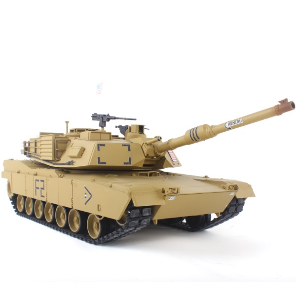 Радиоуправляемый танк Heng Long (#HL3918-1) U.S.A M1A2 Abrams RC Main Battle Tank с эффектами звука и дыма 1:16