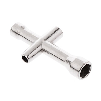 Балонник RCTurn (#RTT31002) Small Cross Wrench Tool 1pc Nut4.0/5.0/5.5/7.0/Nickel-coated 4 in 1 Socket Wrench