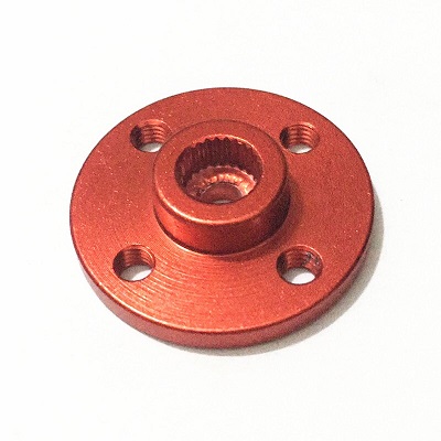 Сервосейвер RC Turn (#RTSA03001) Round Aluminum RC Servo Horns - 25/24T 24.5x5mm, L=8.5mm