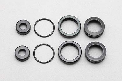 Элементы амортизаторов Yokomo (#Y4-S4C) O Ring Cap/Adjust Nut/Capnut for Big bore shock