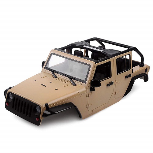 Кузов пластиковый RС4x4 (#CP01Brown) Wrangler SCX10  313mm PVC Кузов коричневый