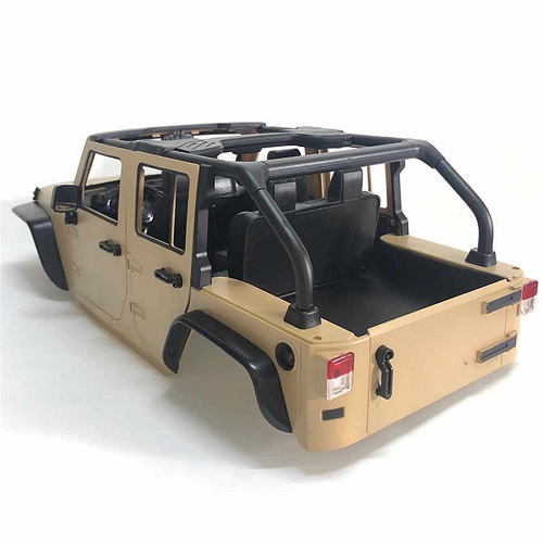 Кузов пластиковый RС4x4 (#CP01Brown) Wrangler SCX10  313mm PVC Кузов коричневый