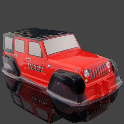 Кузов RС4x4 (#WranglerRed) Wrangler SCX10  313mm PVC Кузов