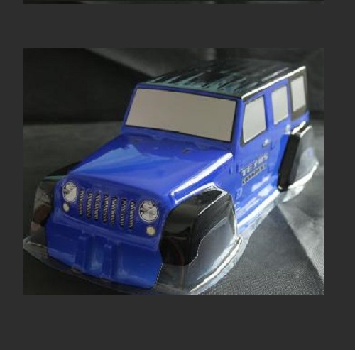Кузов RС4x4 (#WranglerBlue) Wrangler SCX10  313mm PVC Кузов