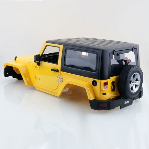 Кузов RC4x4 (#RubYellow) Rubicon Hard Plastic Body 1/10 SCX10/D90 желтый