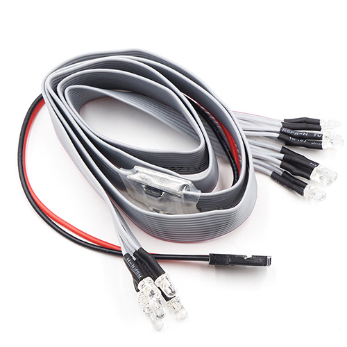 Светодиоды Yeah Racing (#LK-0033) Dark Drifter II Ultra Bright LED Flat Cable Light Set