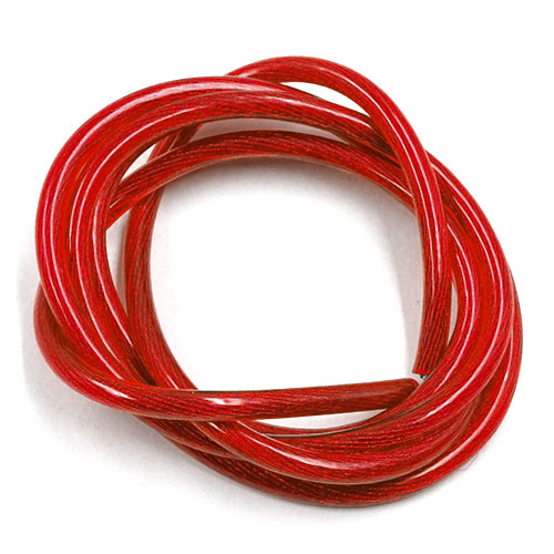 Провода Yeah Racing (#WPT-0137RD) 12AWG Transparent Wire1m Red