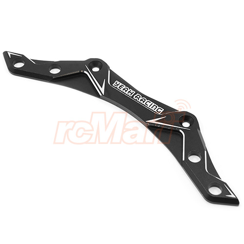 Бампер передний Yeah Racing (#YKYD-010BK) Aluminum Bumper Support Plate For Yokomo YD2 Black