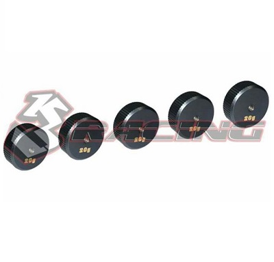 Латунный балансировщик веса 3Racing (#SAK-D4802B) 20G Brass Weight Balancer