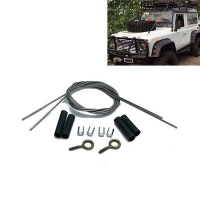 Тросс металлический D1RC (#RC3427) Metal Limb Riser Ropes Attrezzo adatto per Traxxas TRX-4 D90