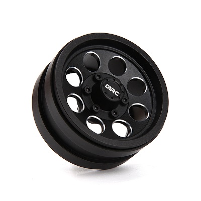 Диски бедлоки D1RC (#ZC9NS02) 1.9 Aluminum CNC Beadlock Wheel w/Wheel Hub 4 pcs Black