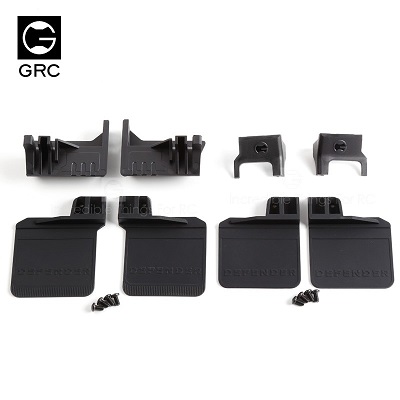 Брызговики масштабные GRC (#GAX0083CE) TRX4  T4  D110 Defender 1/10