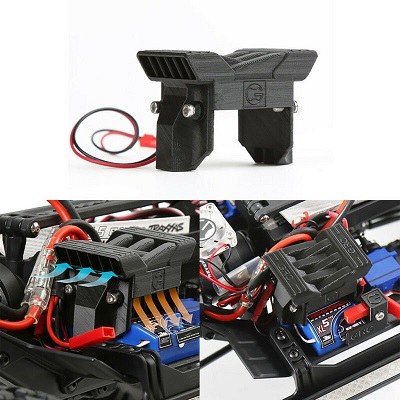 Вентилятор охлаждения GRC (#GAX0070B) for traxxas 1/10 trx-4 trx4 esc radiator cooling fan rc car