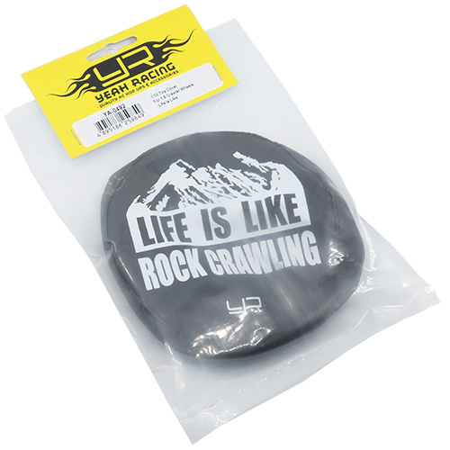 Чехол на запасное колесо Yeah Racing (#YA-0492) 1/10 Tire Cover For 1.9 Crawler Wheels - Life Is Like