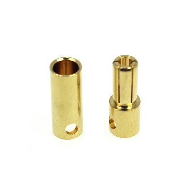 Коннектор RC Turn (#RTP02004) 5.5mm Gold Plated Banana Plug Male&Female