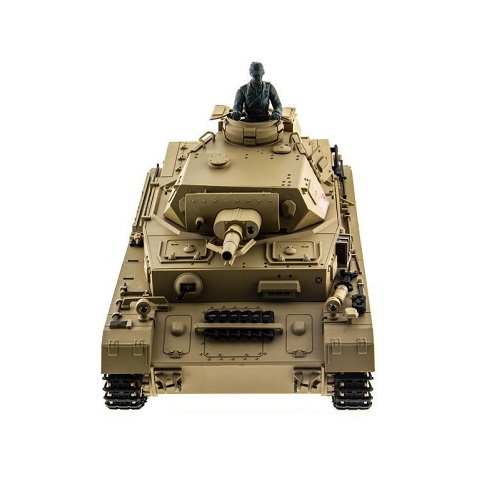 Радиоуправляемый танк Heng Long (#HL3858-1) German Panzer IV (F Type) RC Medium Tank с эффектами звука и дыма 1:16