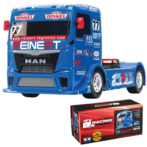 Радиоуправляемый грузовик Tamiya (#58642) 1/14 RC Team Reinert Racing MAN TGS - TT-01 Type E