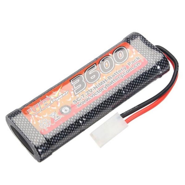 Аккумулятор Ni-Mh SuperPower (#SP3800/7.2) 3800mAh 7.2v - 6-cell Ni-Mh Stickpack