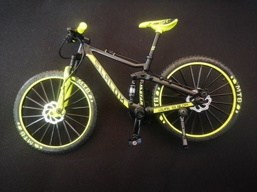 Велосипед модель масштабная RC Turn (#RTSC07C2) Mountain Bike 1/12 RC 200*75*130mm - Green