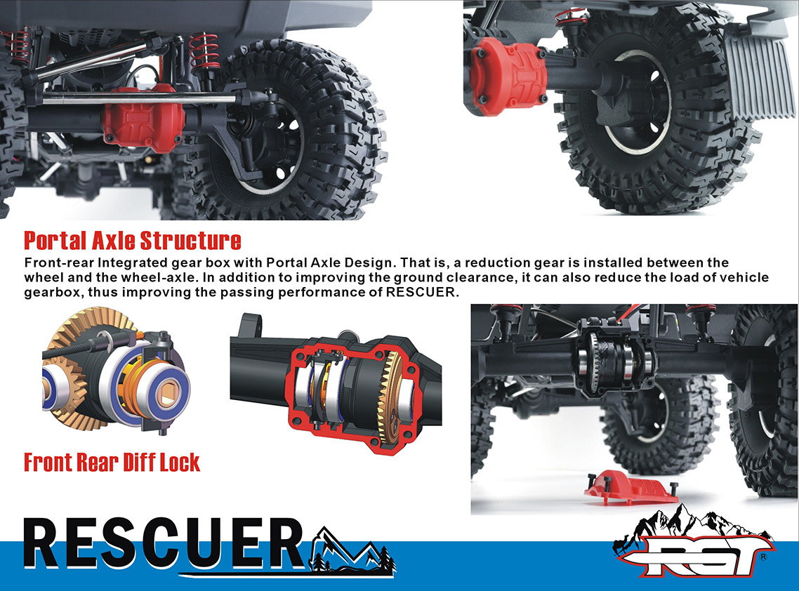 Радиоуправляемый внедорожник RGT (#EX86190)  4WD RC Car LC76 RESCUER Vehicles Off-Road Truck Rock Crawler Toys Models Without Battery