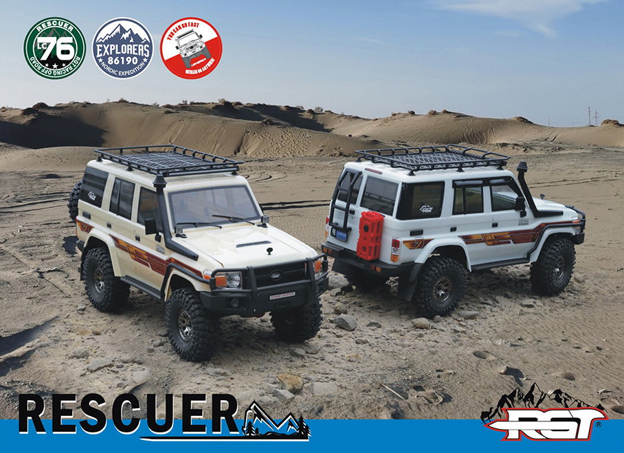 Радиоуправляемый внедорожник RGT (#EX86190)  4WD RC Car LC76 RESCUER Vehicles Off-Road Truck Rock Crawler Toys Models Without Battery