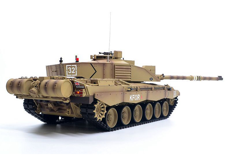 Радиоуправляемый танк Heng Long (#HL3908-1) British Challenger 2 RC Main Battle Tank с эффектами звука и дыма 1:16