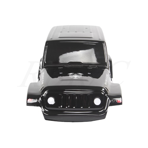 Кузов RС4x4 (#RubiconBlack)  313mm PVC Кузов окрашенный 1/10