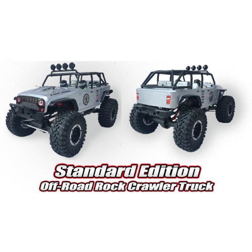Радиоуправляемый краулер RemoHobby (#1073-SJ) 1/10 Scale Electric 4WD 2.4GHZ RC Off-Road Brushed Rock Crawler Open-Topped Jeeps 4WD