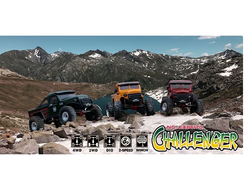 Радиоуправляемый внедорожник RGT (#EX86170)  4WD RC Car CHALLENGER Off-Road Truck Rock Crawler Toys Models Without Battery