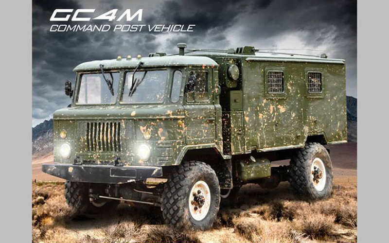 Радиоуправляемый грузовик CROSS-RC (#GC-4M) 4x4 ГАЗ 66 MILITARY TRUCKS