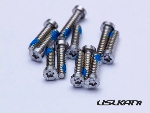 Винты декоративные Usukani (#US88139) Extreme Exquisite Replica Screw For 1/10 Bodyshell/50pcs + Tool