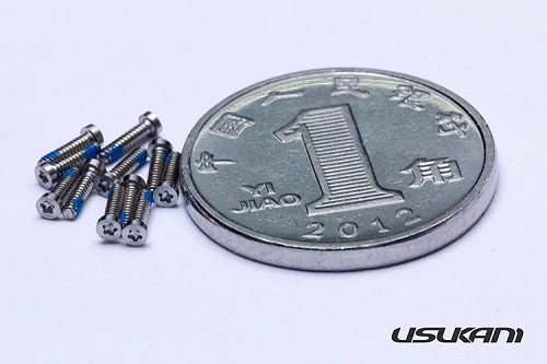 Винты декоративные Usukani (#US88139) Extreme Exquisite Replica Screw For 1/10 Bodyshell/50pcs + Tool