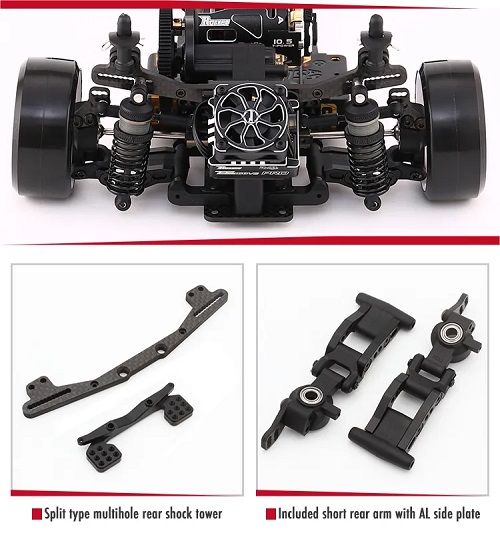 Радиоуправляемая модель для дрифта Usukani (#US88400) NGE 1/10 RWD DRIFT CAR CHASSIS KIT