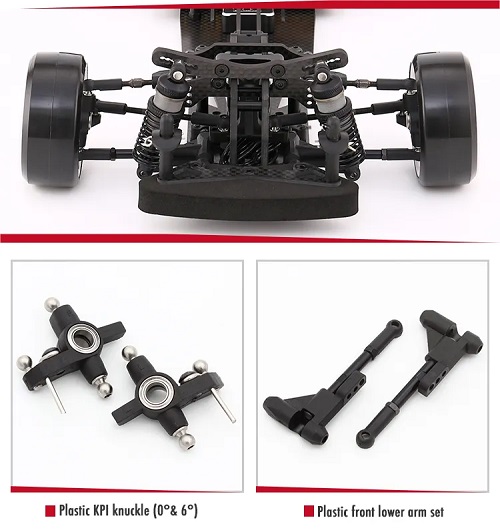 Радиоуправляемая модель для дрифта Usukani (#US88400) NGE 1/10 RWD DRIFT CAR CHASSIS KIT