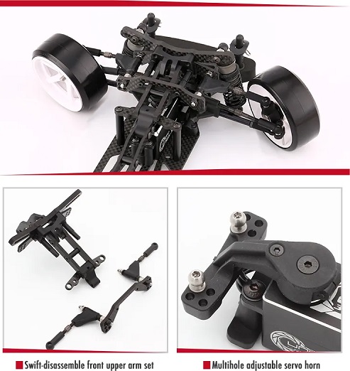 Радиоуправляемая модель для дрифта Usukani (#US88400) NGE 1/10 RWD DRIFT CAR CHASSIS KIT