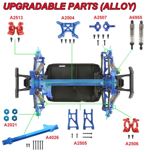 Радиоуправляемая модель монстра RemoHobby (#1631) 1/16 Scale Electric 4WD 2.4GHZ RC Off-Road Brushed Monster Truck SMAX