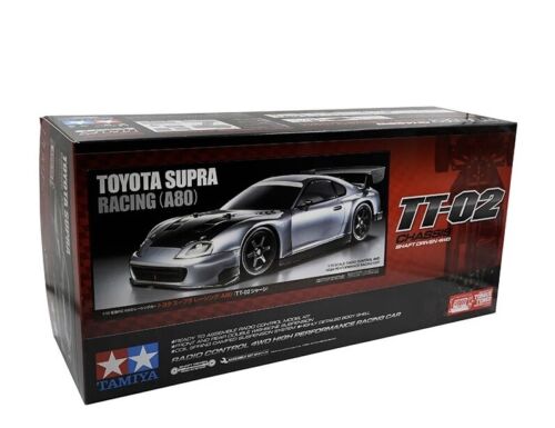 Радиоуправляемая шоссейная модель Tamiya (#47433) 1/10 TT02 TOYOTA SUPRA Racing (A80) On Road EP RC Car Kit