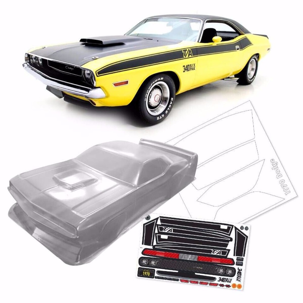 Кузов TeamC (#TC1970)  Dodge Challenger 200mm 1/10