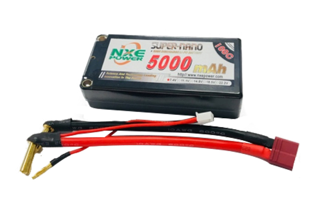 Аккумулятор Li-Po NXE (#NXEC5000/100-2S2PShorty Pack) 7.4V 5000mAh 100С