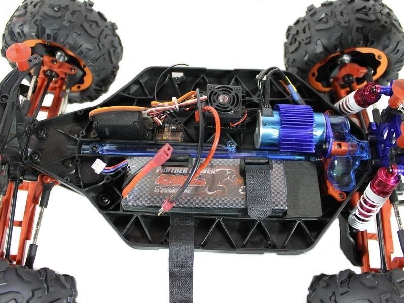 Радиоуправляемая модель трагги RemoHobby (#8066) 1/8-Scale Electric 4WD 2.4GHZ RC Off-Road Truggy Brushless 4WD RTR