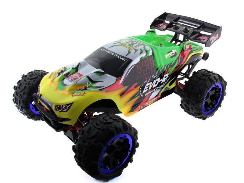 Радиоуправляемая модель трагги RemoHobby (#8066) 1/8-Scale Electric 4WD 2.4GHZ RC Off-Road Truggy Brushless 4WD RTR