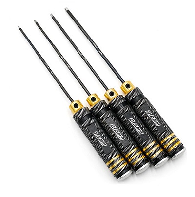 Шестигранник RCTurn (#RTT11005B) Classic Allen Wrench Set - C Black Gold 1pcs Hex2.0mm