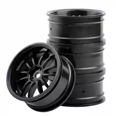 Диски HSP (#6031B) Black 12 Spokes Wheel 26mm (+5) 4 шт.