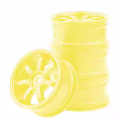 Диски HSP (#9005Y) Yellow 7 Spokes Wheel 26mm (+3) 4 шт.