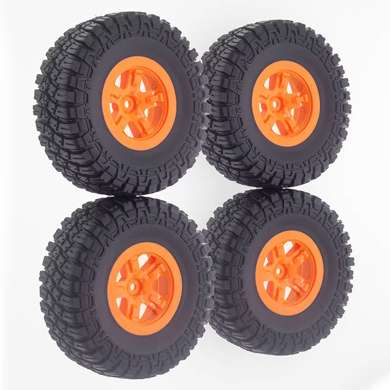 Колеса RC4X4 (#RC2099) Tires Assembly（Black or Orange)