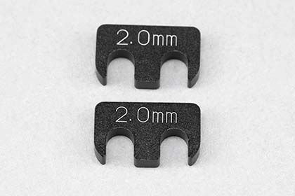 Алюминиевая регулировочная прокладка (#Y2-008RA7A) Aluminum adjust shim (2.0mm/2pcs) for YD-2/YD-4