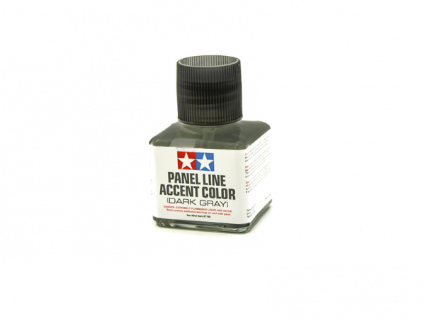 Краска для финальной отделки модели (серая) Tamiya (#87199) Panel Line Accent Color (Dark Gray)